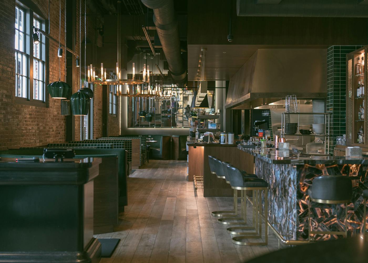 Cuisine de restaurant en preparation